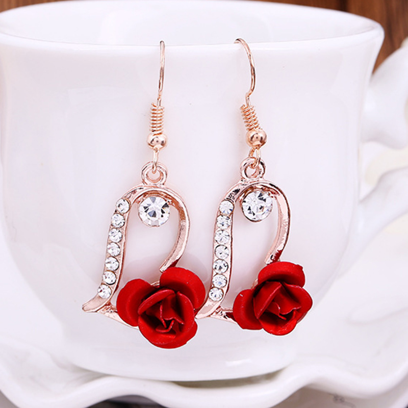 Pendientes colgantes bohemios de nueva flor para mujer, aretes largos a la con borlas y flores de diamantes de imitación, joyería para y boda,: Color amarillo claro
