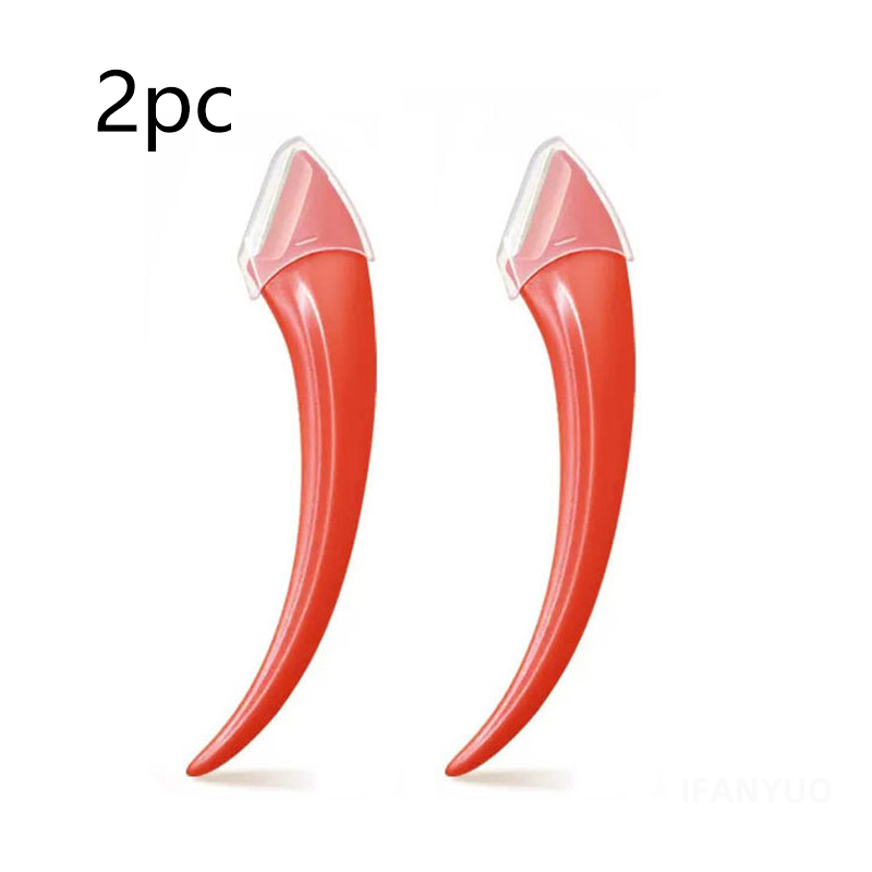 Maquinilla de afeitar para cejas, tijeras recortadoras de cejas, productos de belleza para mujeres, tijeras para cejas con peine, herramientas de maquillaje de belleza de acero inoxidable: Cobre