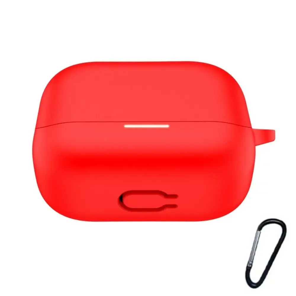 Siliconen oortelefoonhoes voor Anker Soundcore K20i Bluetooth-oordopjes Beschermende schaal Anti oplaaddoos Mouw hoofdtelefoonhoes: Rood