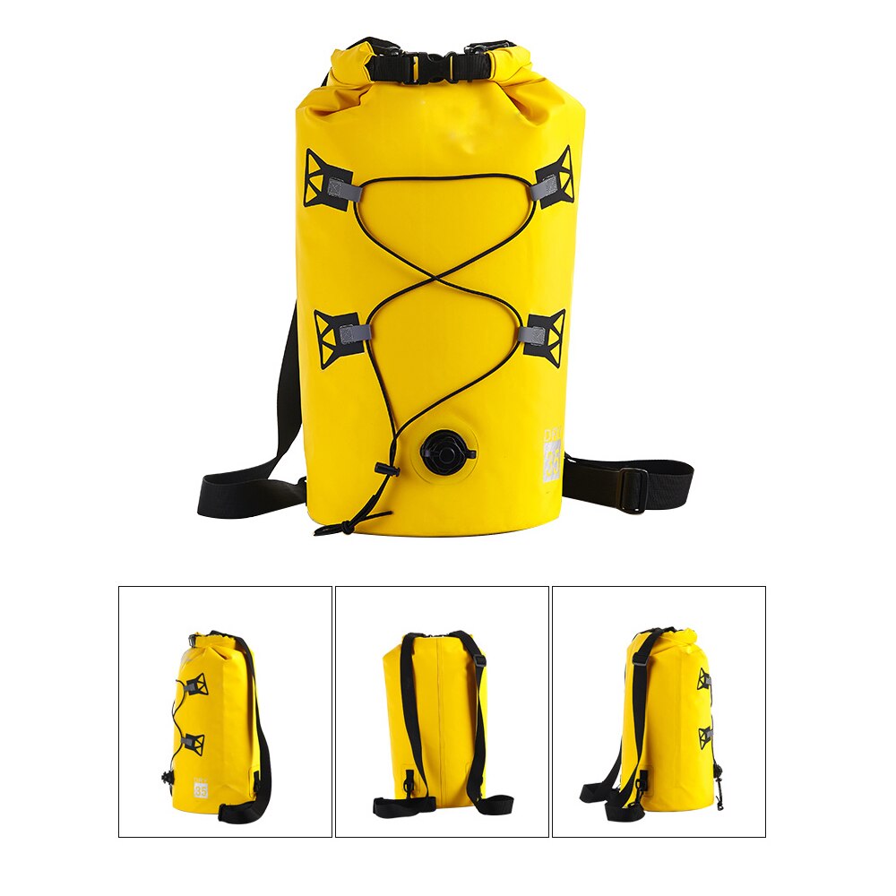 35L Dry Bag Backpack For Rafting Kayaking Waterproof Bag Swimming Fishing Floating Boating Pouch Sack Backpack Upstream Dry Bag