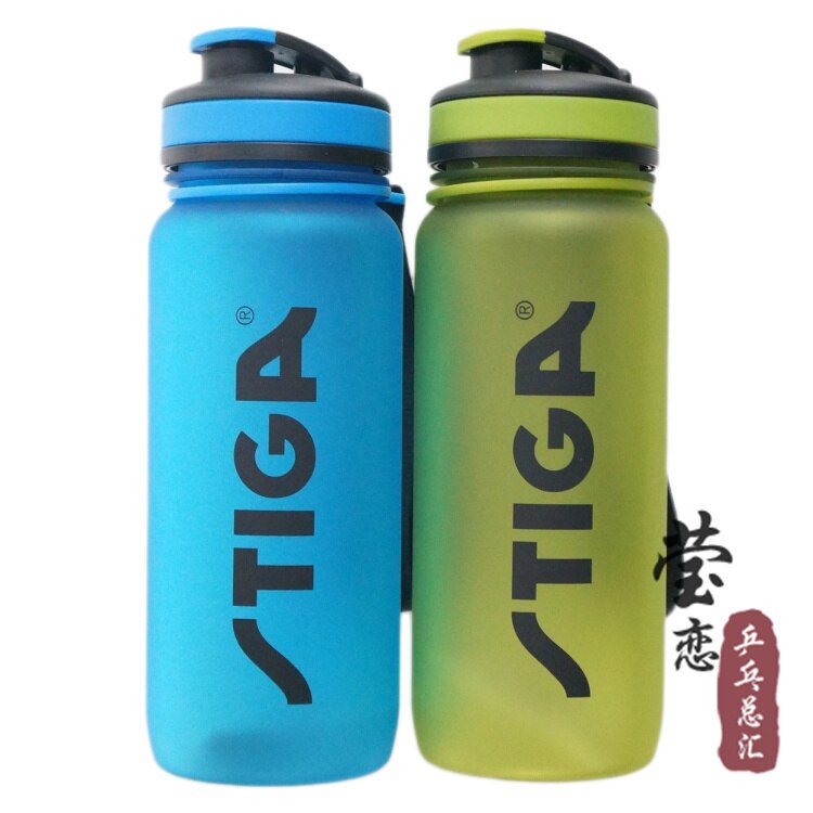 Stiga-botella deportiva original, 650ml, para deportes de interior y exterior, raqueta de tenis de mesa, estilo xuxin