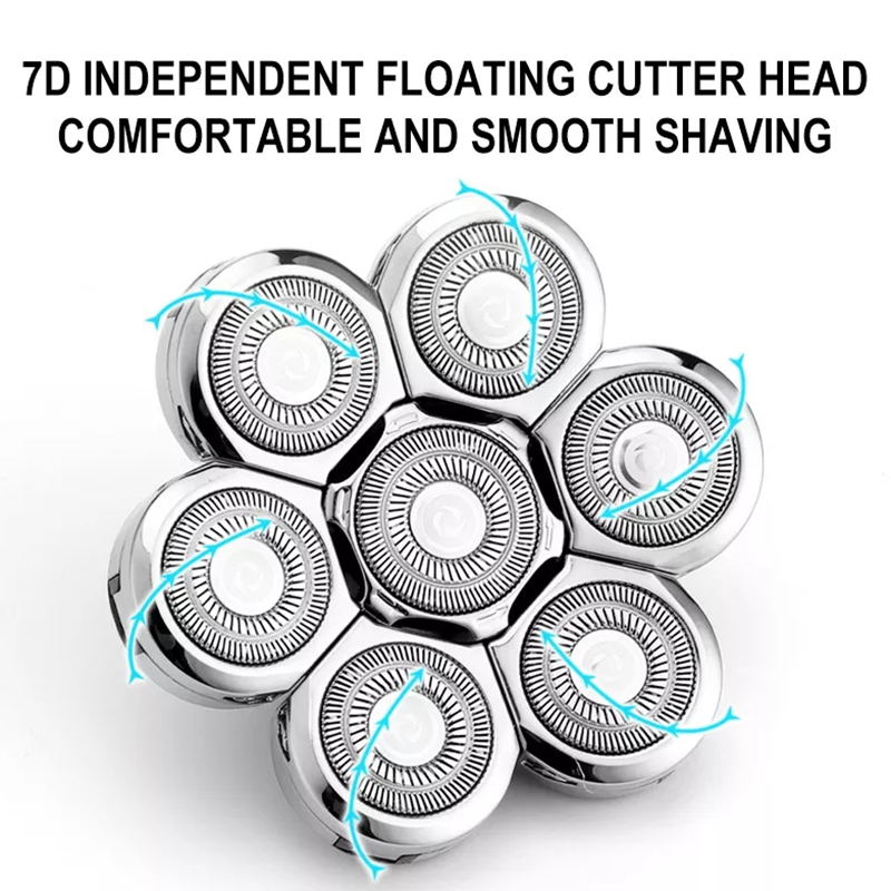 Shaver Replacement 7 Heads 7Razor Head Shaver Head... – Vicedeal