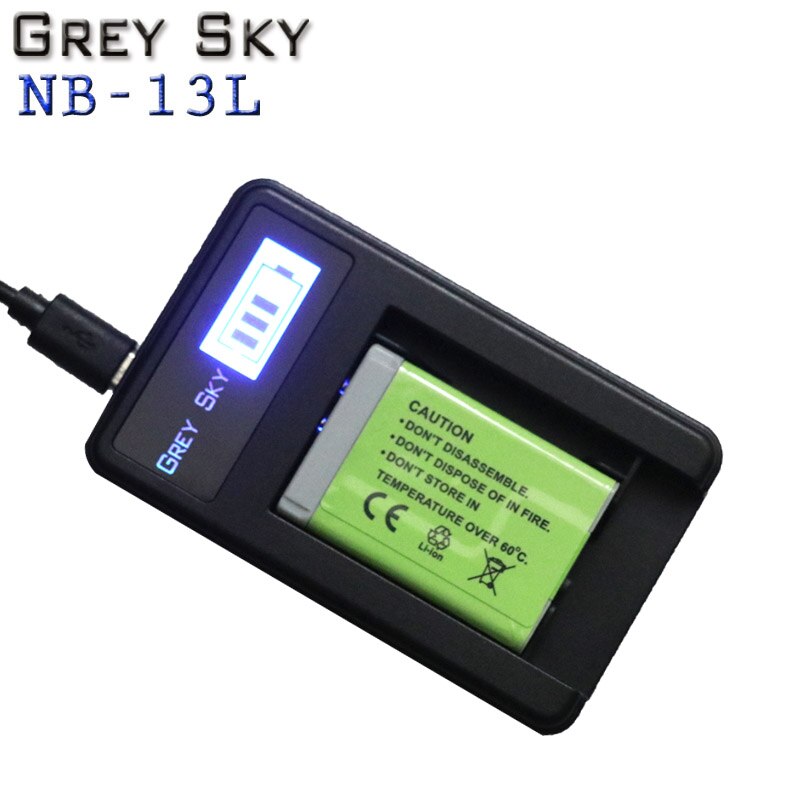 Batería de NB-13L para cámara Canon G5X,G5X Mark II,G7X,G7X Mark II,G9X,G9X Mark II,SX620HS,SX720HS,SX730HS