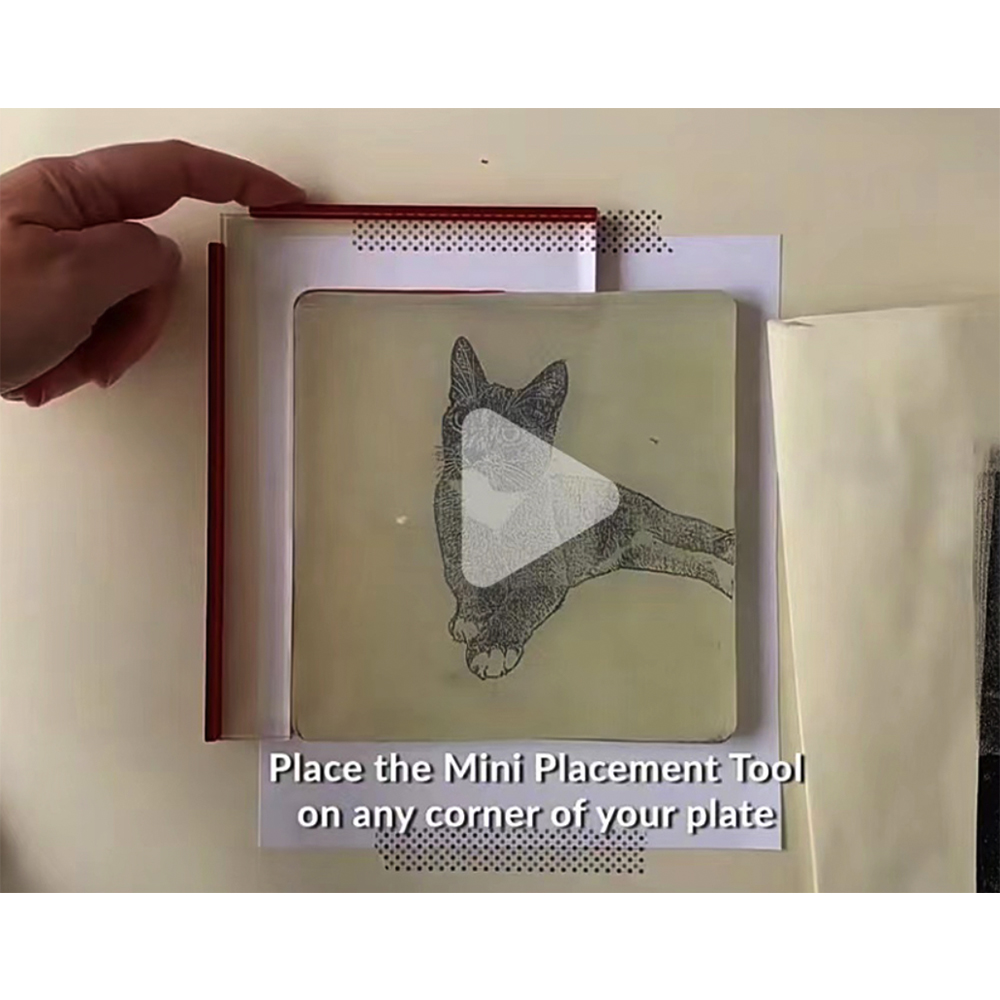 Gelplaat Positionering Liniaal