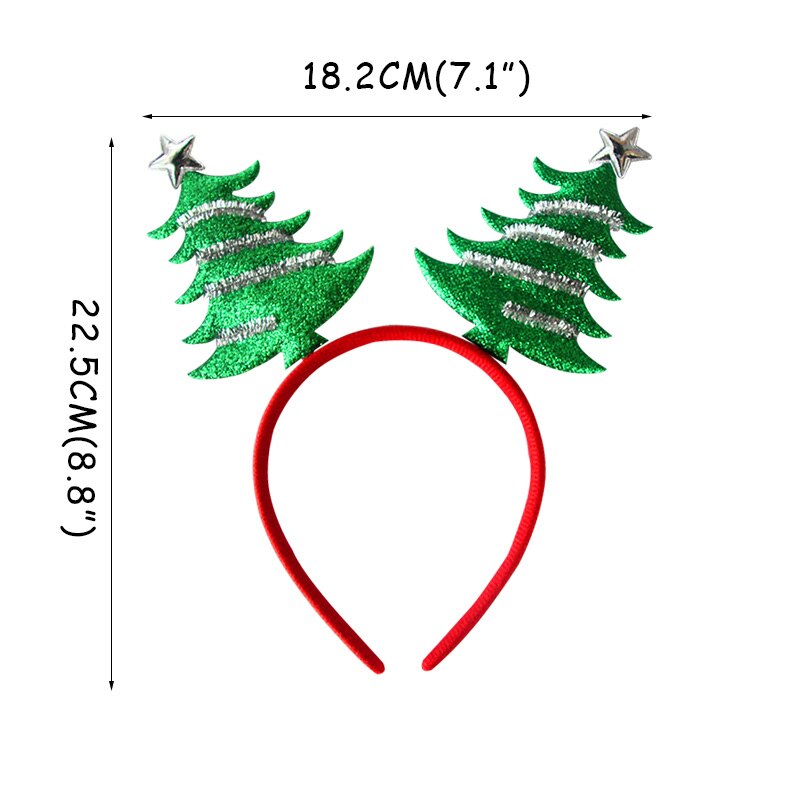 nouvel an réveillon bonne année cabine Photo noël accessoires de Photo noël bandeau Photobooth enfants adultes Navidad décor: 1pcs Headband K