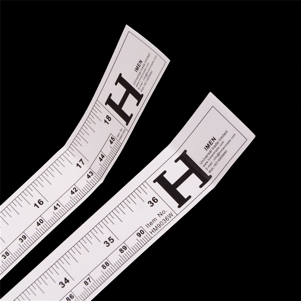 1 PCS 45/90cm Self Adhesive Metric Measure Tape Vinyl Ruler For Sewing Machine Sticker