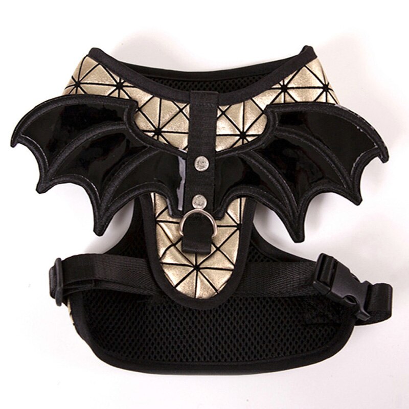 1 pièces Cosplay chiens harnais Pitbull Bulldog laisse chat de compagnie chien coffre avec aile Schnauzer chiot Chihuahua Bull Terrier fournitures pour animaux de compagnie
