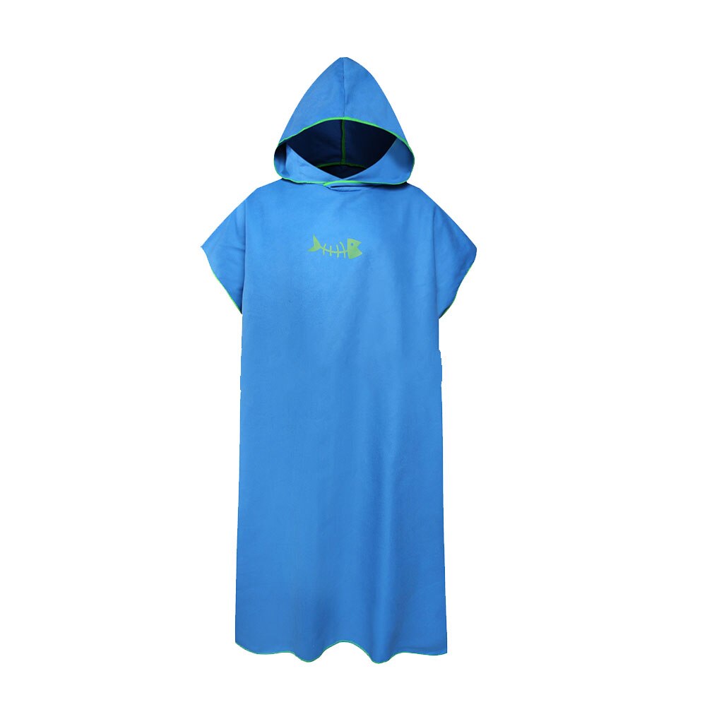 Surf Poncho Changing Towel Quick-dry Hooded Robe Microfiber Beach