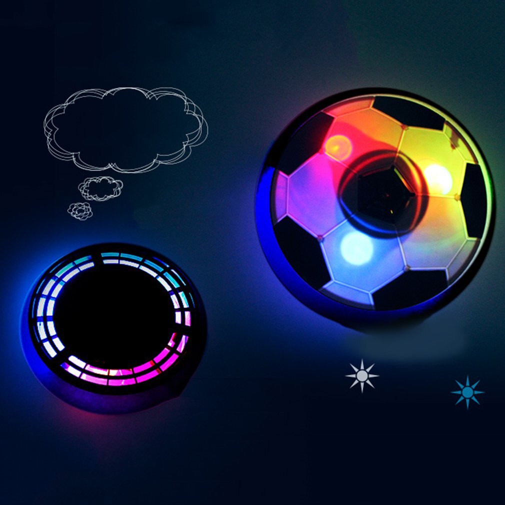 Led Gloren Muziek Bal Speelgoed Elektrische Luchtkussen Schorsing Voetbal Disc Indoor Voetbal Zweven Zweefvliegen Speelgoed