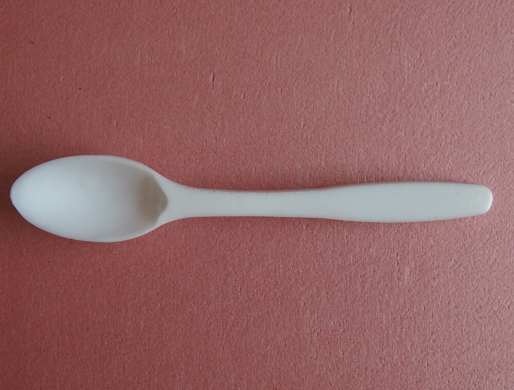 10ml,PTFE Medicine Spoon,Pure White Teflon Tbs,Laboratory Chemistry Equipment