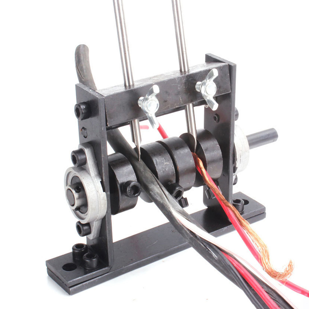 Pelacables eléctrico Manual, máquina Pelacables portátil, herramientas de pelado de cables de desecho, puede conectar taladro de mano, perforación de 1-30mm
