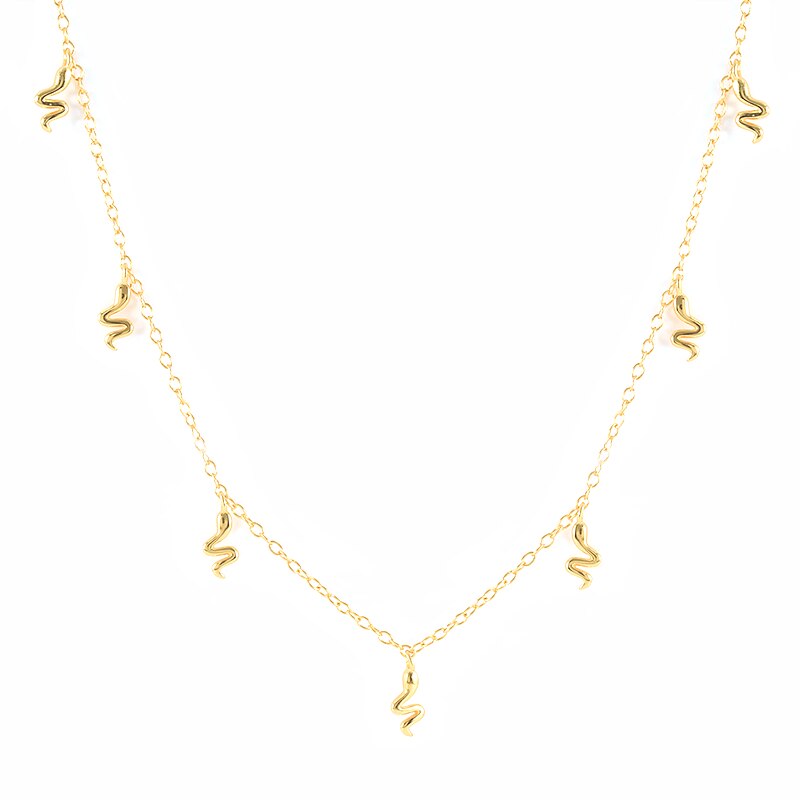 S925 collana in argento Sterling Collier Femme multistrato catena clavicola per donna doppio strato girocollo collane accessori gioielli: 2