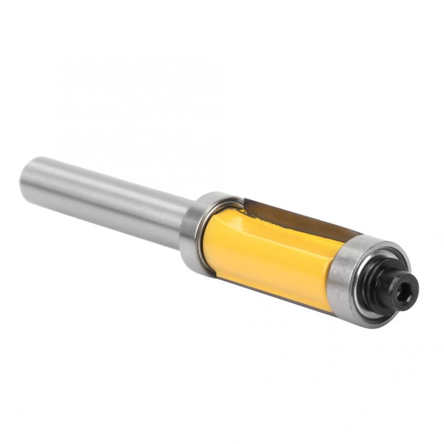 8mm Router Bit Milling Cutter Shank Pattern Flush Trim Router Bit Double Bearing Woodworking Milling Cutter Tool
