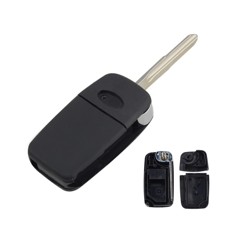 OkeyTech 2 Buttons For Chery A5 Fulwin Tiggo E5 A1 Cowin Car Key Case Remote Key Shell Fob Blank Key Folding Flip Uncut Blade