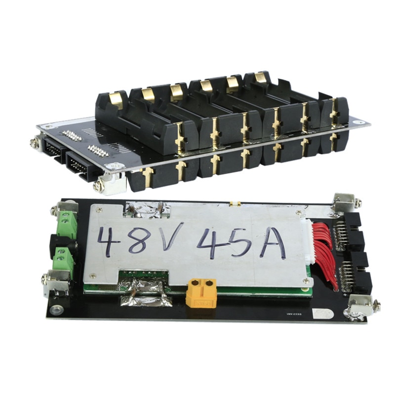 13s 14s power bank kasse 48v bms batteri holder lithium batteri kasse / boks balance kredsløb 20a 45a diy ebike elbil cykel