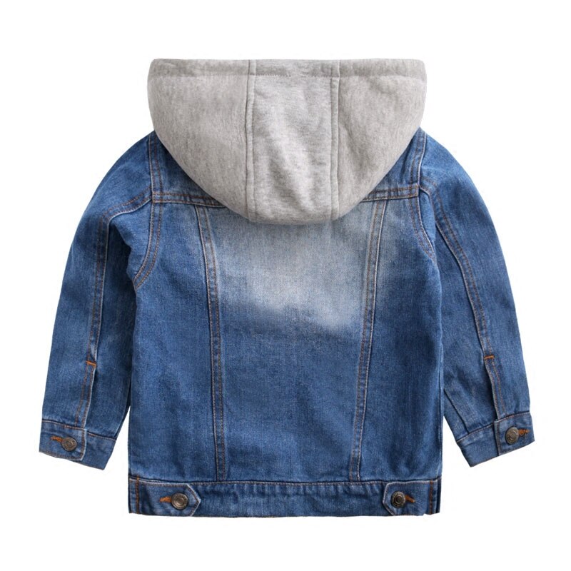 Manteau en Denim pour bébés garçons, veste classique avec fermeture éclair, vêtements pour enfants, printemps-automne, DQ110