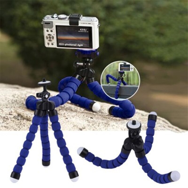 Mini Flexible Schwamm Octopus Stativ für iPhone Samsung Xiaomi Huawei Smartphone Stativ Halter für Gopro Kamera DSLR Montieren