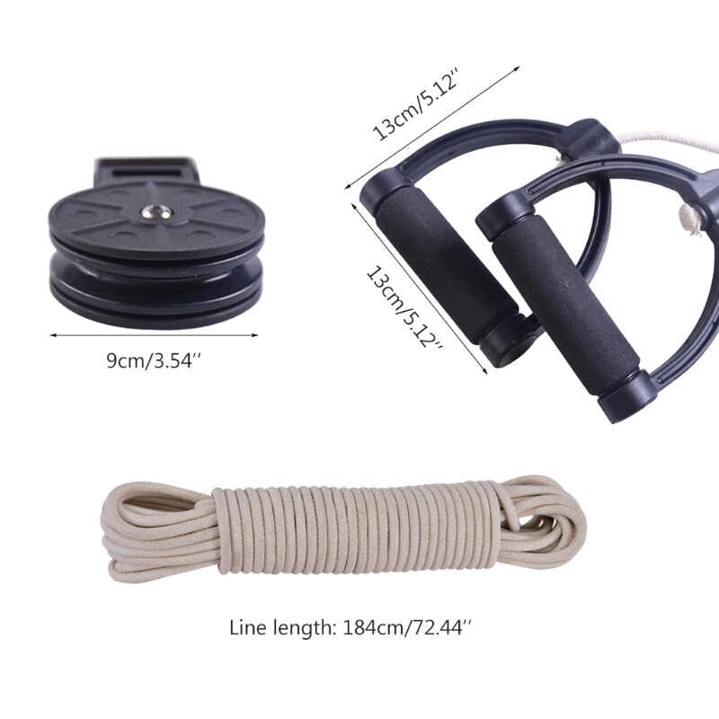 T4MF Shoulder Pulley, Overhead Shoulder Pulley for Physical Therapy, Pulley with Foam Handles, System for Rehabilitation