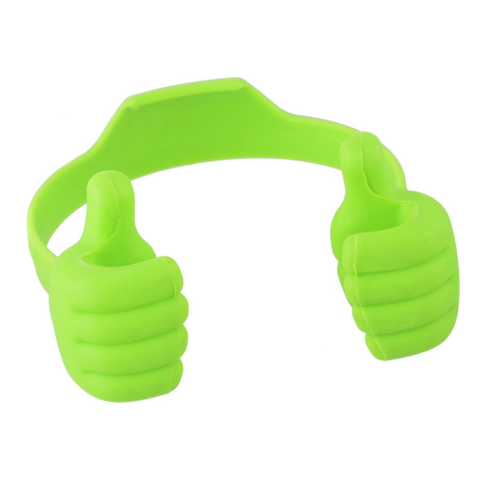 Thumbs Up Mobile Cell Phone Holder Movie Watching Lazy Bed Desktop Mount Stand Funny Holder for Phone подставка под телефон: green