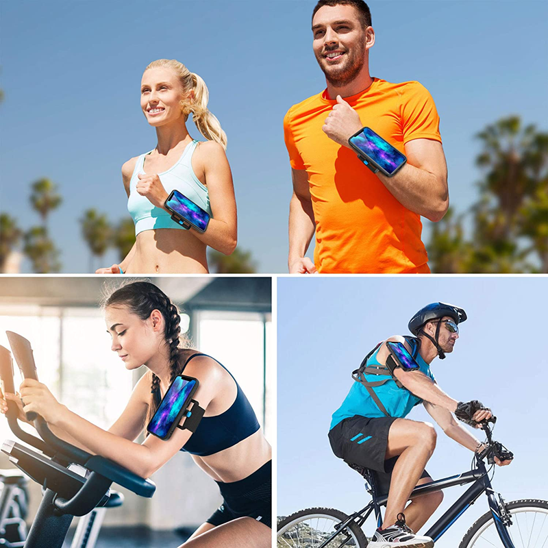 SOKUSIN Sport Runing Armbinde Armbinde Telefon Halfter Halterung Mit Stoßfest fallen Arme Band Stehen Für iPhone X XS 13 12 11 Profi Max