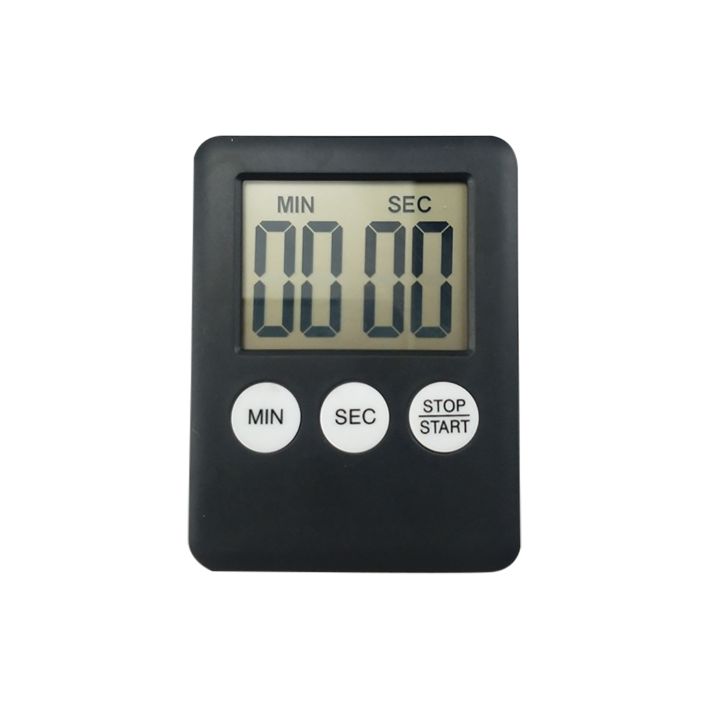 Minuterie magnétique chronomètre de sommeil cuisine cuisson affichage LED numérique Minute deuxième compte à rebours compte à rebours oeufs bouillants minuterie: Orange
