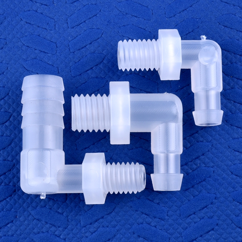 5 ~ 200Pcs M6 ~ M12 Om 4 ~ 12Mm Food Grade Plastic Pp Pagode Elbow Connector Aquarium tank Fittingen Micro Irrigatie Waterslang Joint