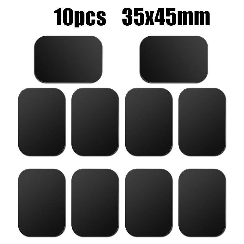 Placa de Metal magnética MagSafe para carga inalámbrica Qi, placa de disco de hierro, pegatina magnética para iPhone 12 11 Pro Max XS XR X 8 Plus, 10 Uds.: 017