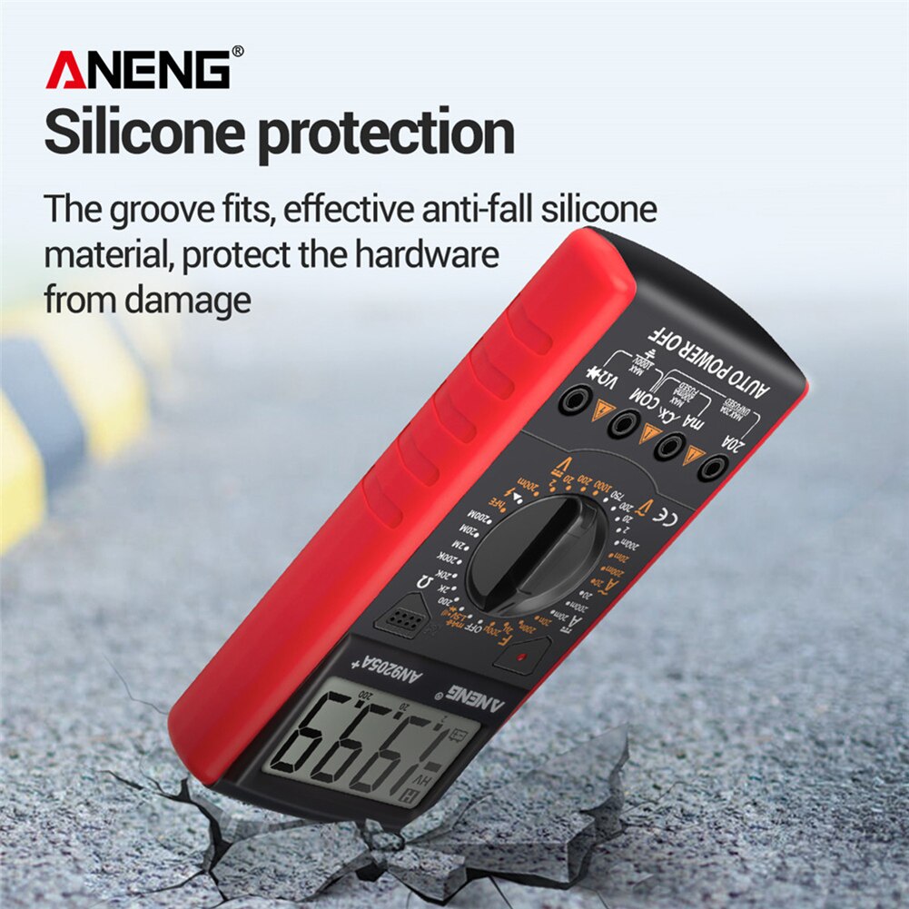 LCD Digital Multimeter Voltmeter Amperemeter Kapazität Messung Power Faktor Multi-Funktionale Meter 18x 9x 3,5 cm