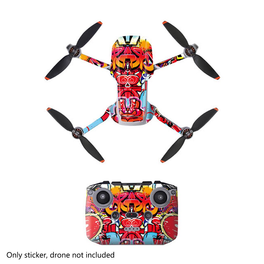 Film protecteur facile à utiliser Surface garde peau couverture Drone autocollant accessoires anti-poussière coloré bricolage encre extérieure pour Mavic Mini 2