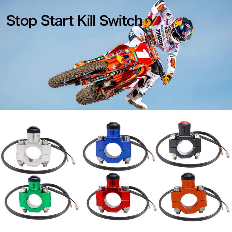 Hurbike-Joli à bouton pour moto, démarreur de moteur, Kill On Off VILLE CNC, universel, arrêt du moteur, démarrage, Kill Switch