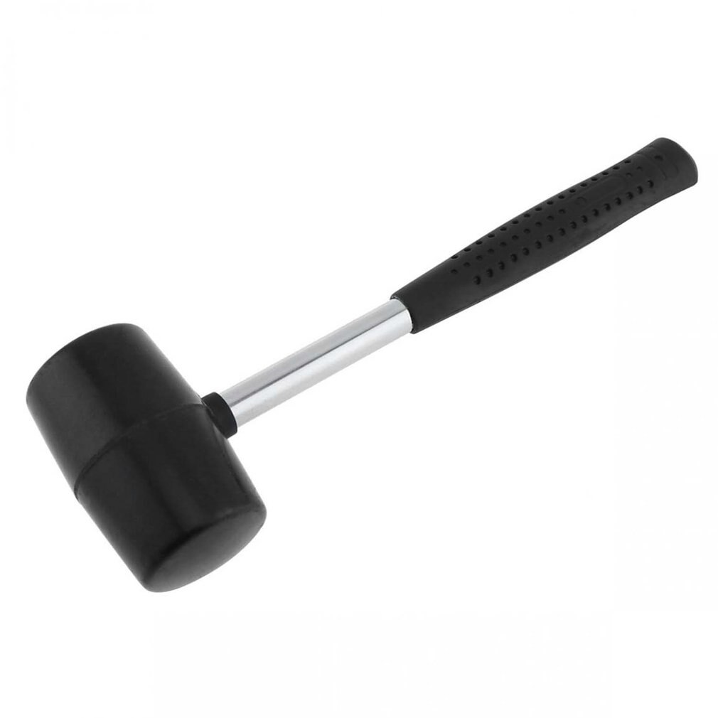 Rubber Mounting Hammer Fitting Tool Wear-resistant and Slip-proof Installation Household Tools Steel Handle Double Head