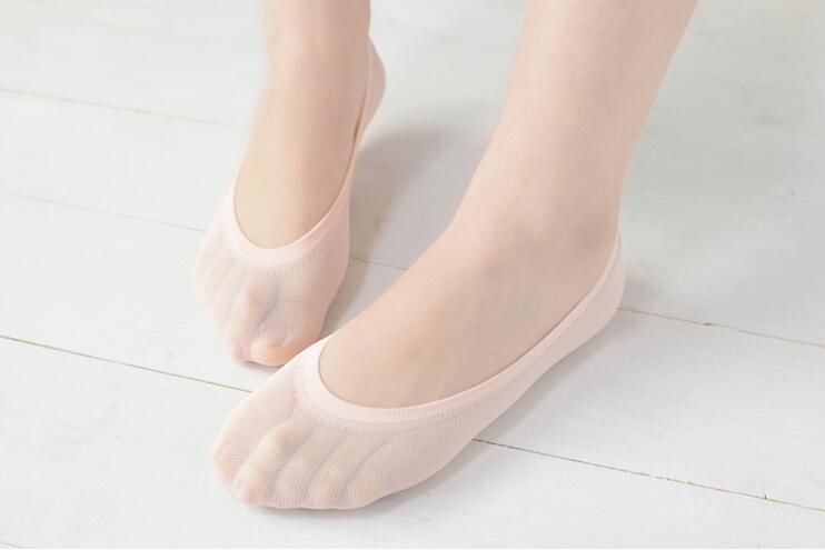 Fløjl usynlige sokker børn piger drenge silicium skridsikre elastisk slik farve sokker magiske båd sokker teenager