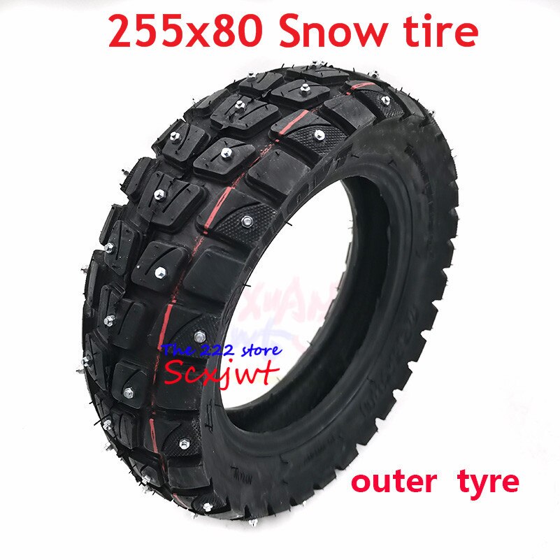 Neumático de nieve para patinete eléctrico, tubo interno de 10x3 pulgadas, para nieve todoterreno, Speedual Grace 10 Zero 10X 10x3,0 255x80