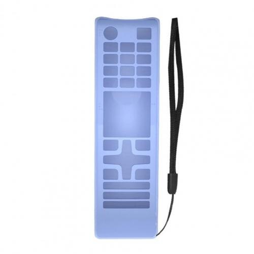Silicone TV Remote Control Protector Case Cover Skin for Samsung AA59-00600A AA59-00817A AA59-00785A AA59-00601A BN59-01180A: Luminous Blue