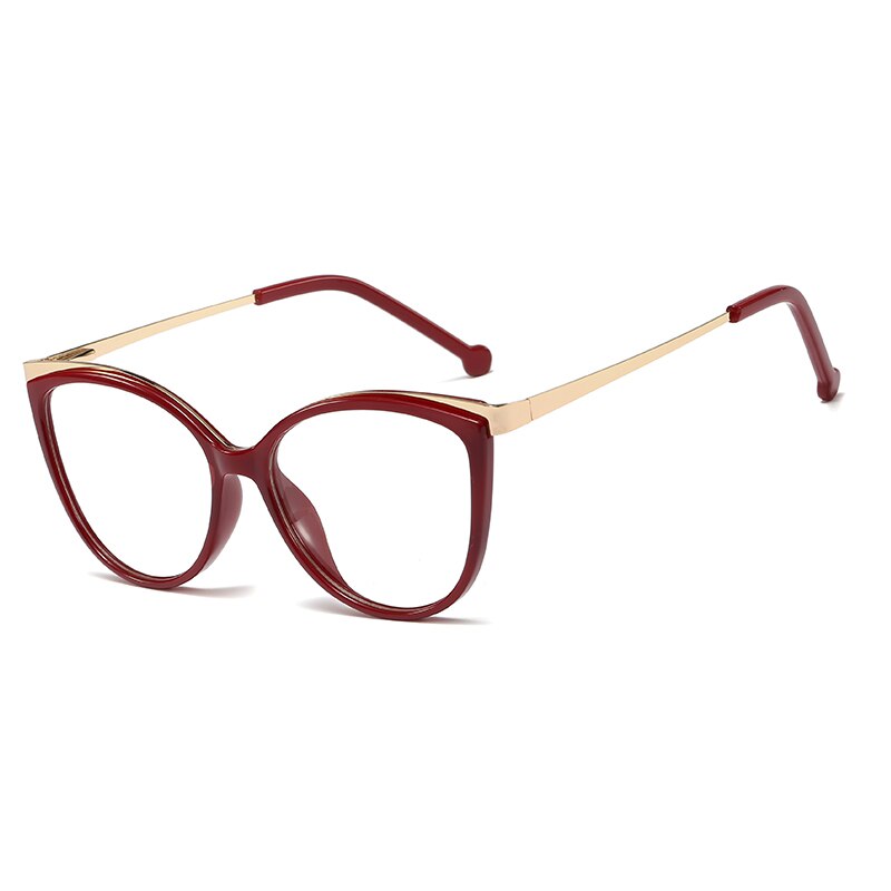 Gafas ópticas ultraligeras para hombre y mujer, monturas para gafas de plástico, de titanio, Retro, con de gato, a la