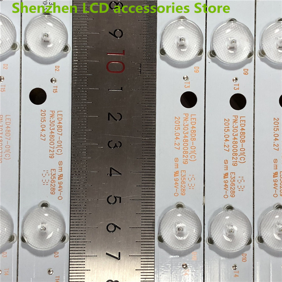 10Pieces/lot LE48M33S LCD backlight bar LED48D8-ZC14-01 (C) LED48D7