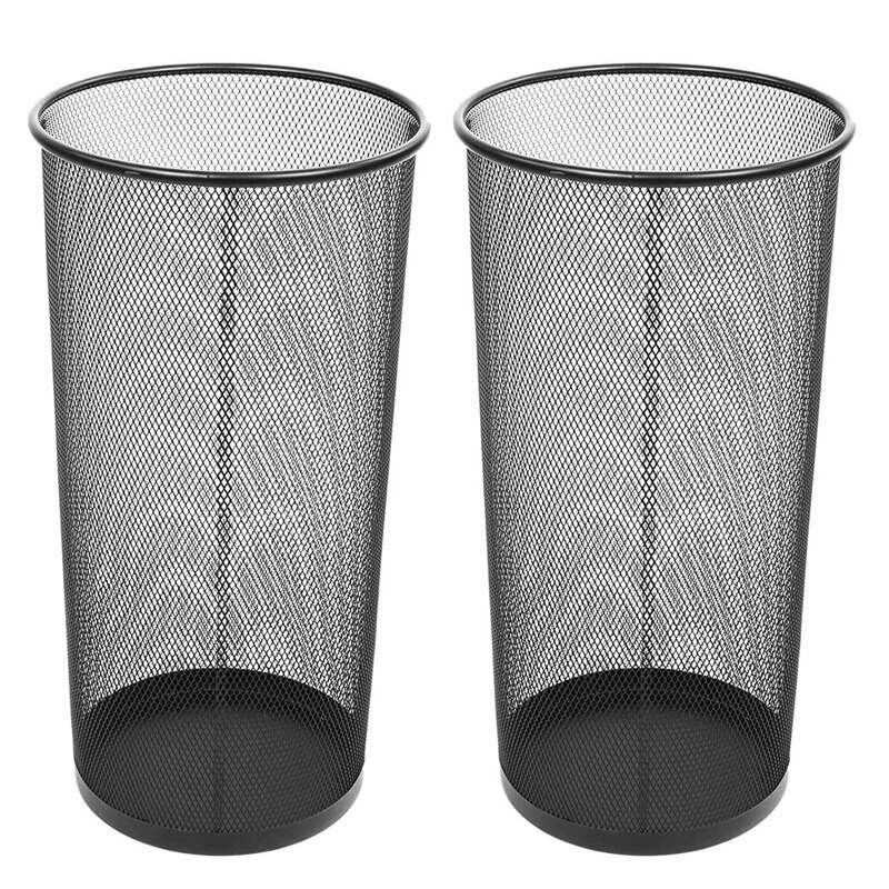 Umbrella Rack Stand for Canes Walking Sticks Umbrellas, Black Umbrella Rack Storage Bucket Umbrellas: Default Title