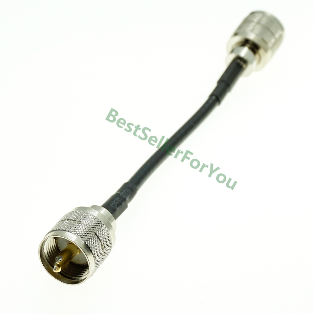 UHF Male naar UHF Male PL259 PL-259 Plug CONNECTOR RF Pigtail Jumper RG58 Kabel