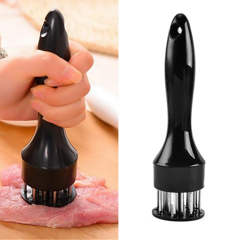 Ablandador de carne 48 cuchillas herramienta de acero inoxidable para ablandar carne pavo filete de pollo cerdo navidad juego de cocina: C