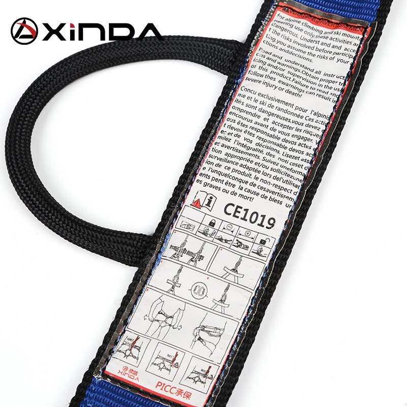 XINDA Sports de plein air harnais escalade demi-corps harnais taille soutien sécurité ceinture de sécurité équipement de protection