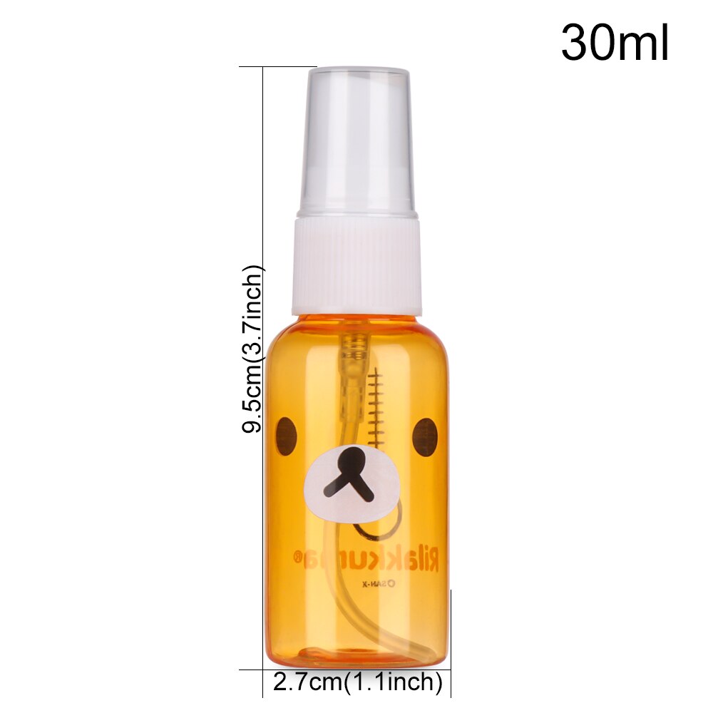 Hand Sanitizer Gel Bottles Storage Bottle Holder With Keychain Carrier Flip-Top Empty Container Reusable Travel Bag: Brown Empty Bottle