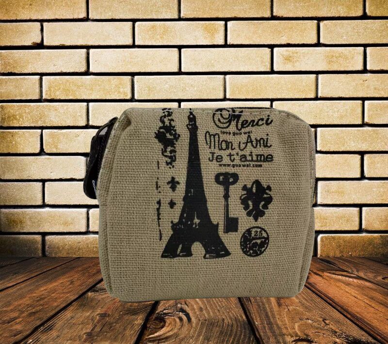 Schattige Verse Kinderen Dames Portemonnee Coin Bag Retro Mini Kinderen Rits Zak Nostalgische Geheugen Canvas portemonnee: Tower Key