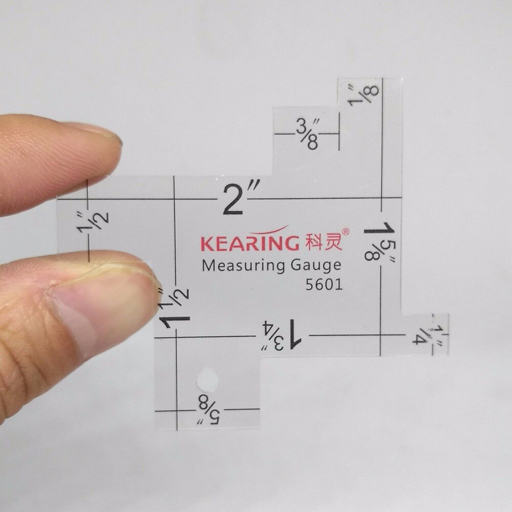 Measure Cloth Thickness Ruler Piecine Ruler, 1mm Thickness, #5601;