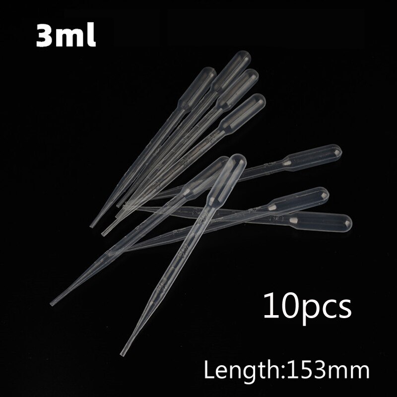 Plastic Transferpipetten Dropper Modellen Hobby Schilderen Gereedschap Accessoire Met Andere Producten: 3ml 10pcs