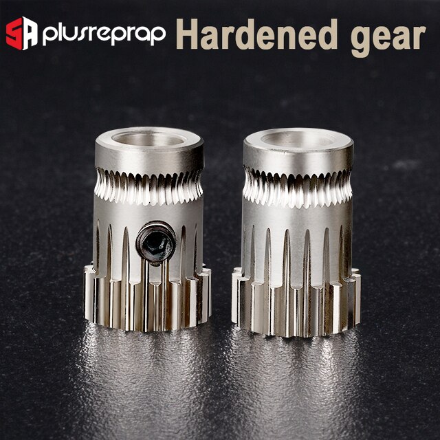 DDE Cloned Btech Dual Drive Bowden Direct Extruder for 3D Printer MK8 V6 Ender-3 CR10 For 1.75mm TPU/TPE Flexible Filament: Only 2 Hardened gear