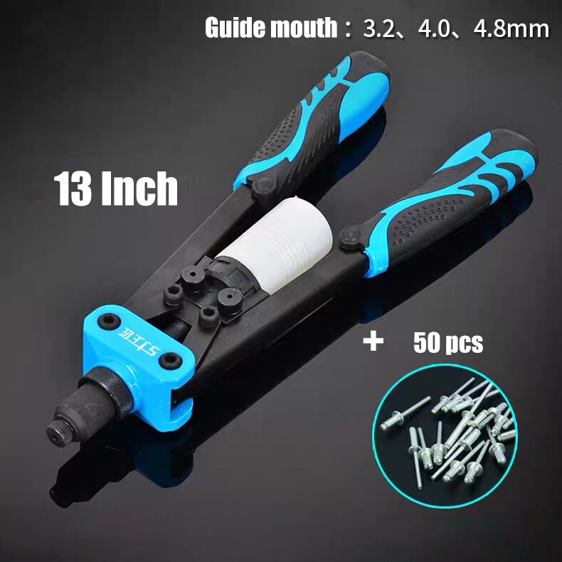Metal Wood working Pop Rivet Tool Riveter Gun Repair Tools Kit Heavy Duty Hand Tool: 13 inch