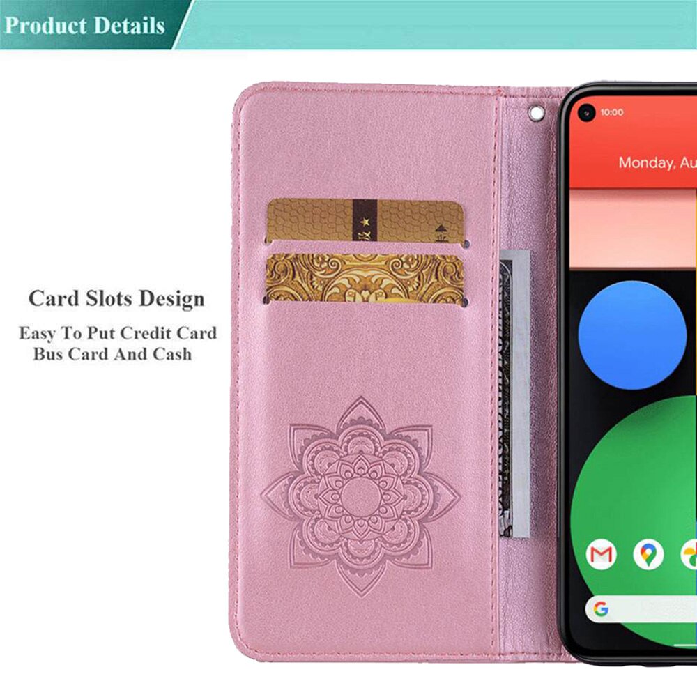 Pixel 5 4A 5G 3D Rhinestone Flip Leather Case For Google Pixel 4A 5 5G Phone Cover Case For Google Pixel 5 4A 5G Cover Case