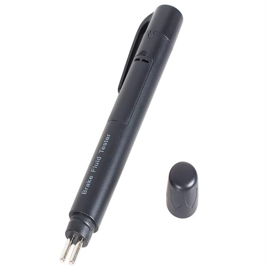 Brems Flüssigkeit Tester Stift, Hydraulische Flüssigkeit/Flüssigkeit/Öl Feuchtigkeit Analysator mit 3 LED-anzeigen, Auto Bremse Diagnostische Prüfungen Werkzeug