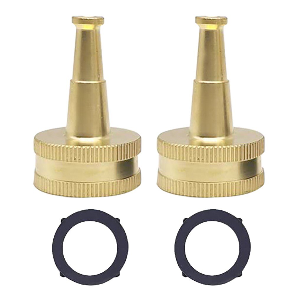 Super Heavy Duty 3/4 Inch Brass Water Shut Off Valve Outdoor Garden Hose Connector Accessories Fitting Pipe Connections Nozzle: H