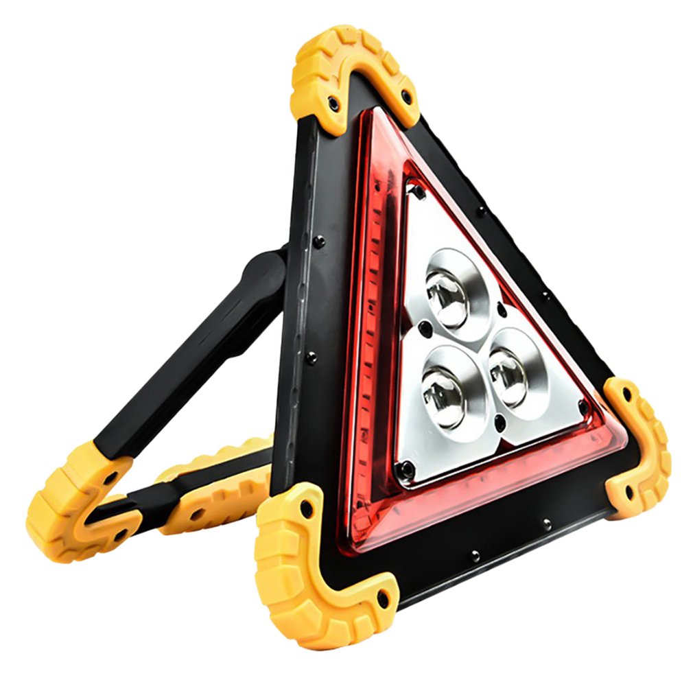 Foldable Windproof Reflective Safety Triangular Warning Sign for Traffic Accident Broken Car Tripod Dangerous Fault Stop Sign